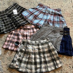 Girls size 13/14 skirts 5 bundle